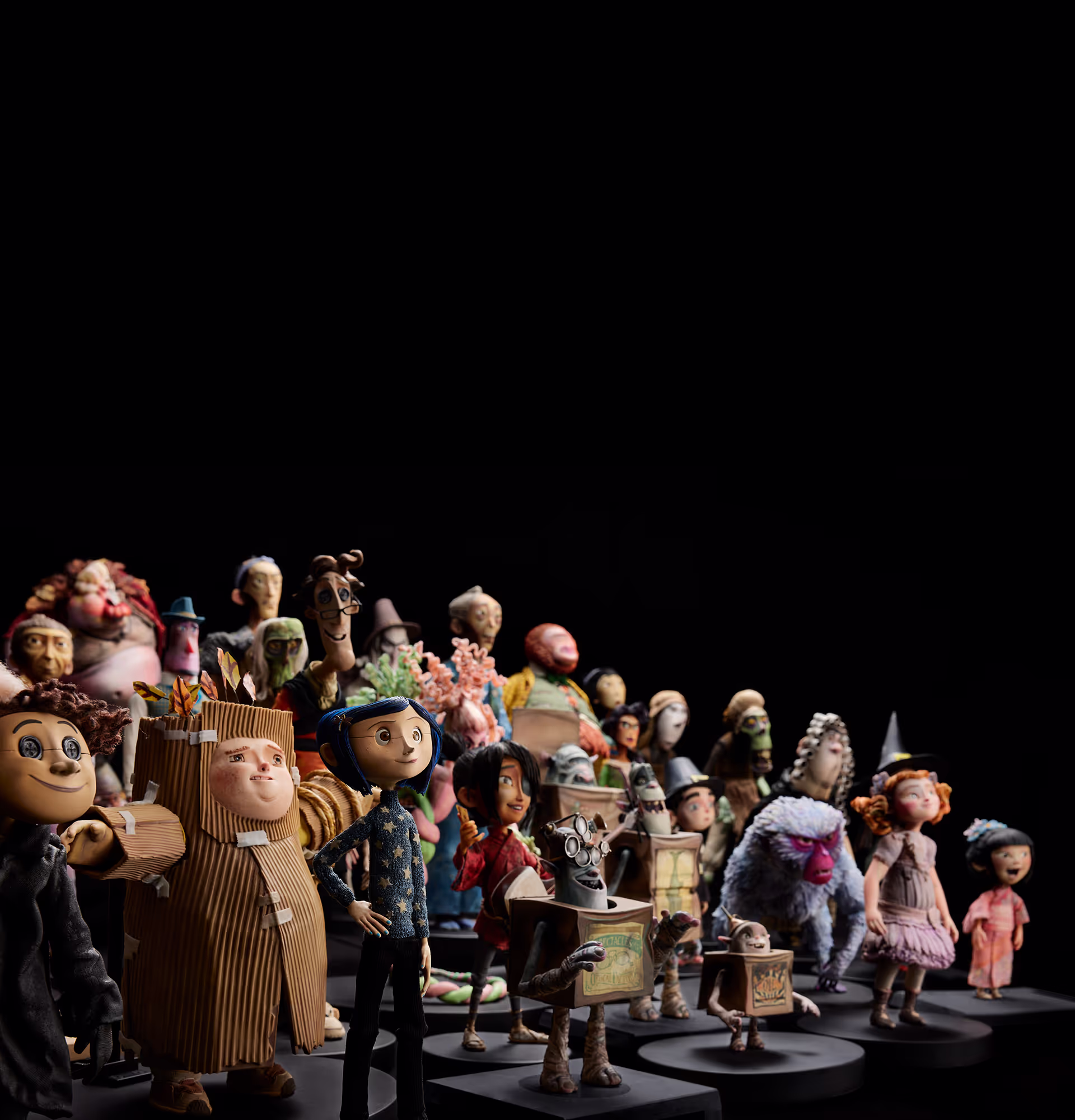 Puppets from various LAIKA films